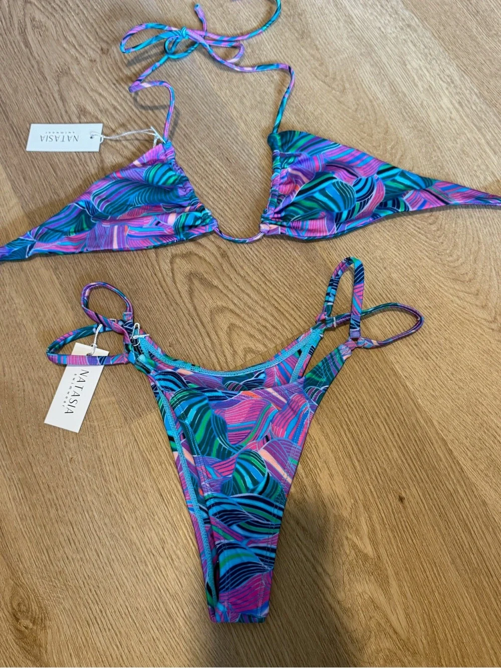 NWT Natasia Swimwear D’en Bossa print
